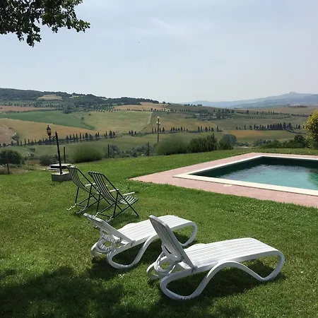 ヴィラ Fonte All'oppio Con Area Piscina Recintata ピエンツァ
